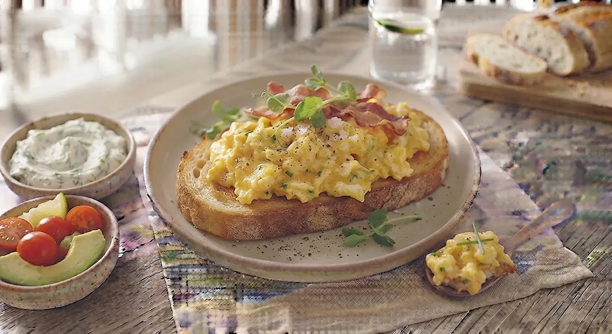Scrambled Egg Toast